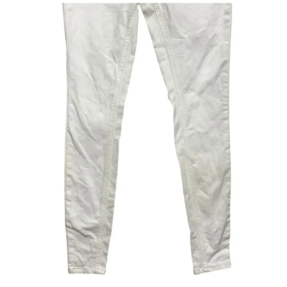 Abound Women's White Skinny Mid Rise Jeans Stretch Denim 26 NWT